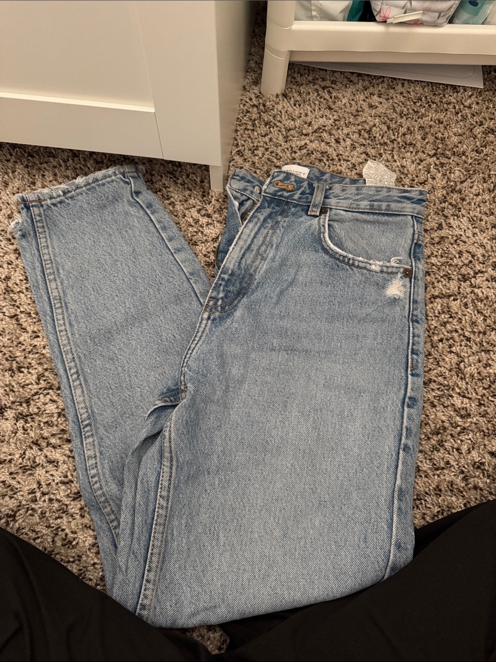 Zara High-Rise Light Wash Women's Jeans